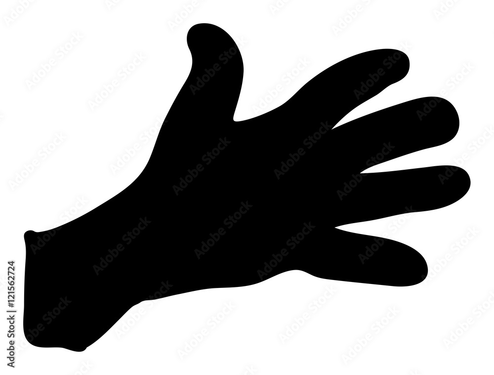 hand gesture silhouette vector symbol icon design. hand gesture silhouette vector symbol icon design.
