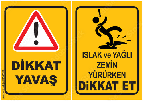 ş Güvenliği Levhaları Sembol ve Grafikler