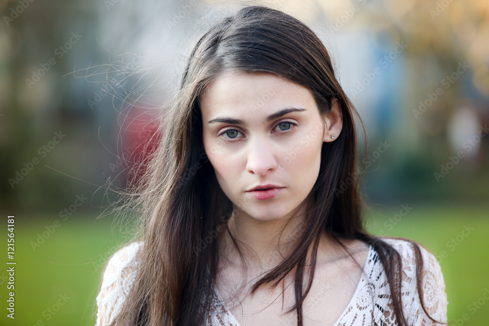 Naklejka premium Pretty Woman Portrait 
