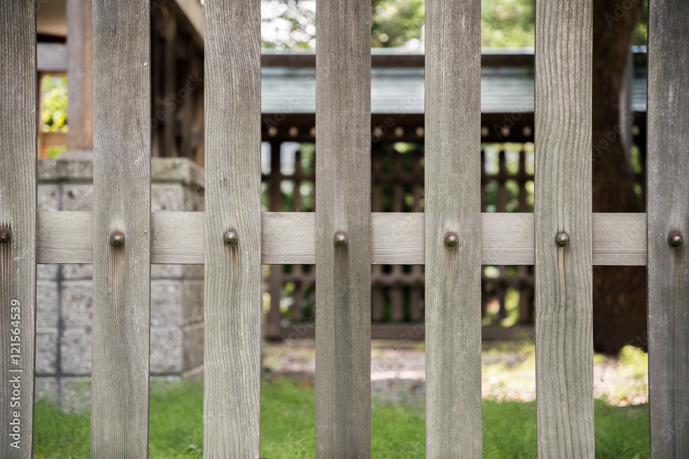 神社の塀 神社の塀