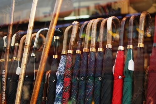 Umbrella Shop Display in West London