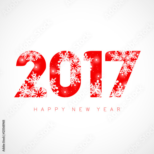2017 Snowflakes - Red Version