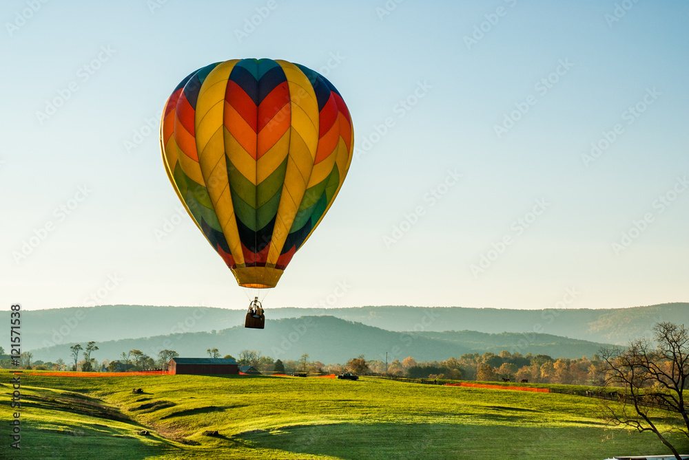 Naklejka premium Jesienne balony