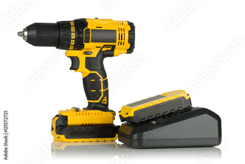 Rechargeable and cordless drill