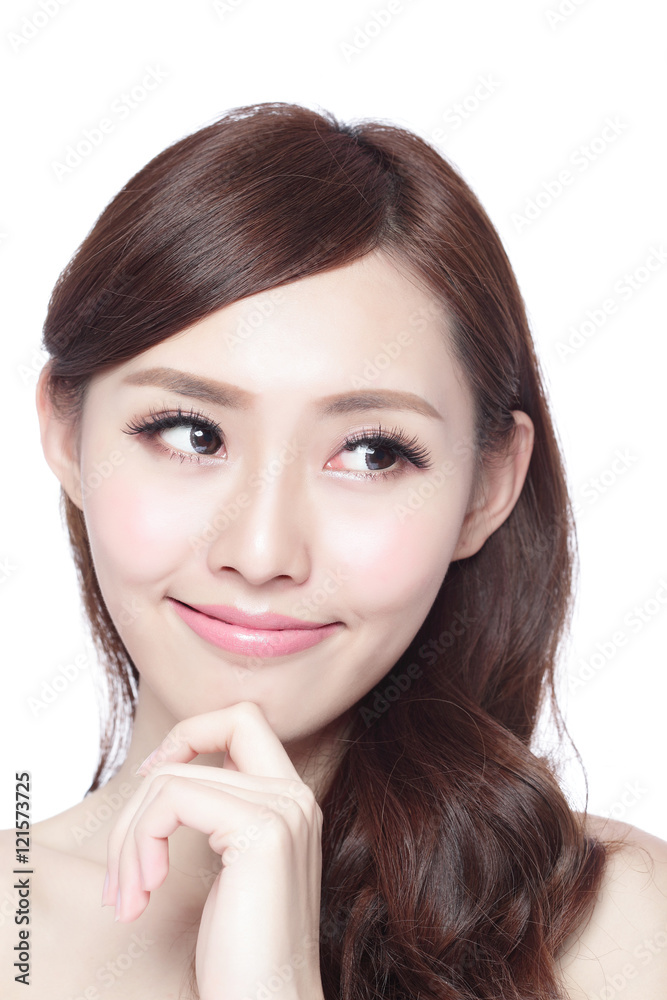Beauty woman with charming smile Beauty woman with charming smile