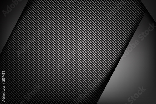 Abstract background dark with carbon fiber texture vector illust