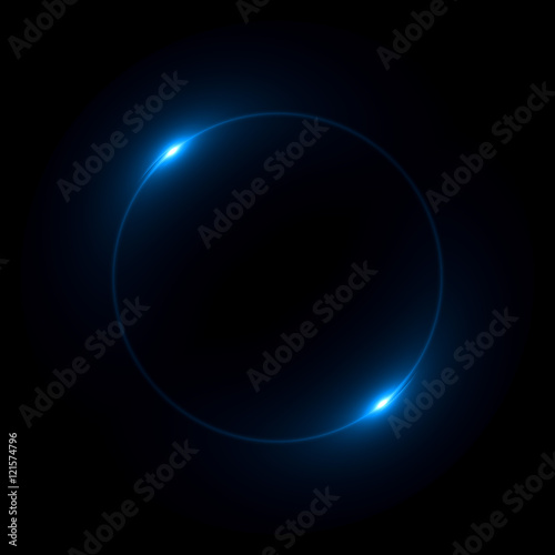 Abstract ring background with luminous swirling backdrop. Glowing spiral. The energy flow tunnel. Shine round frame with light circles light effect. Glowing cover. Space for your message.