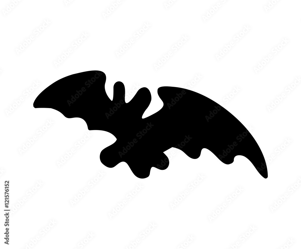 halloween creepy scary bat silhouette vector symbol icon design. halloween creepy scary bat silhouette vector symbol icon design.
