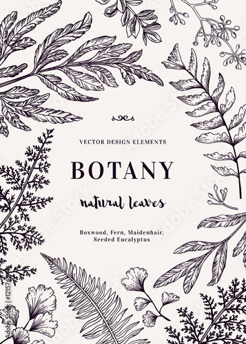 Floral vector background.