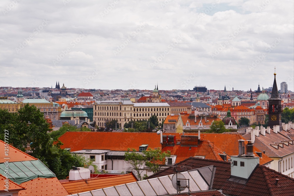 Fototapeta premium Dächer von Prag