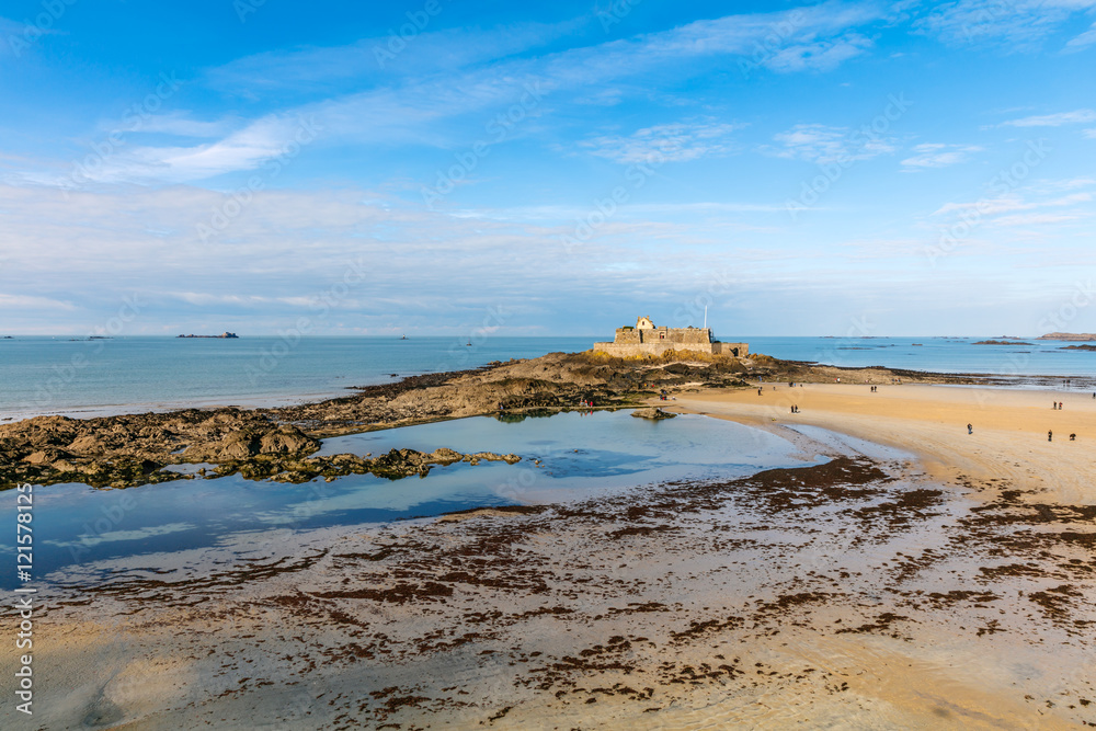 Saint-Malo, Fort du Petit Ré, Brittany, France Saint-Malo, Fort du Petit Ré, Brittany, France