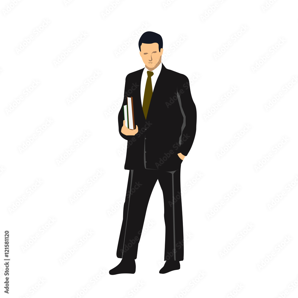 Isolated businessman Isolated businessman