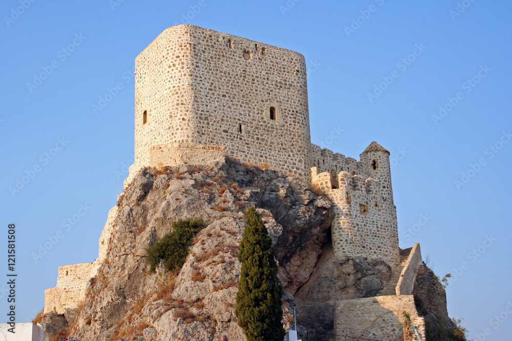 Castillo de Olvera en Cádiz (España)