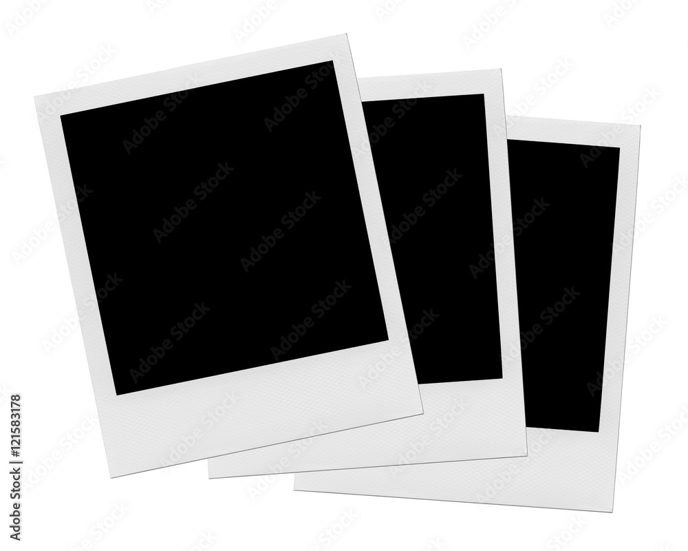 Blank polaroid photo frames. Blank polaroid photo frames.