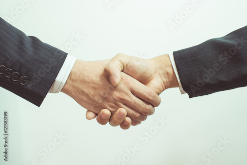 Business Man. Business handshake and business people