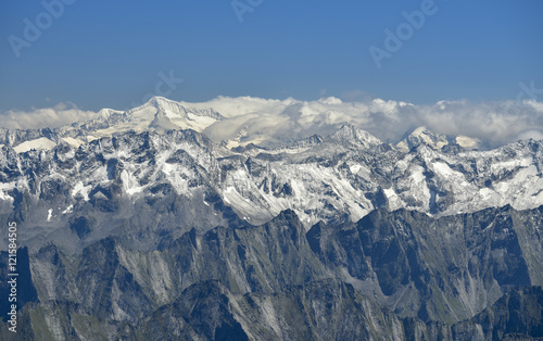 LUFTBILD - Alpenhauptkamm mit Blick zum Großvenediger 3657 © Bergfee