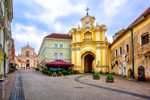 Old town of Vilnius, Lithuania photo