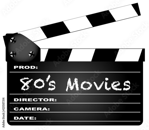 80's Movies Clapperboard