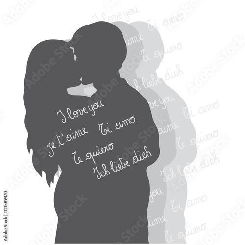 Greeting Card with Love Message