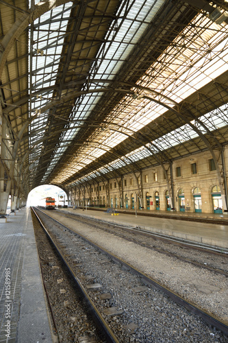 train station of Portbou, Girona province,Catalonia,Spain