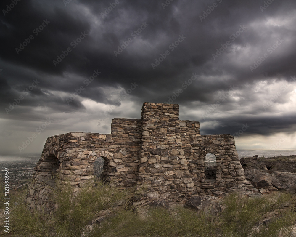 Storm Over Dobbins Point (Color)