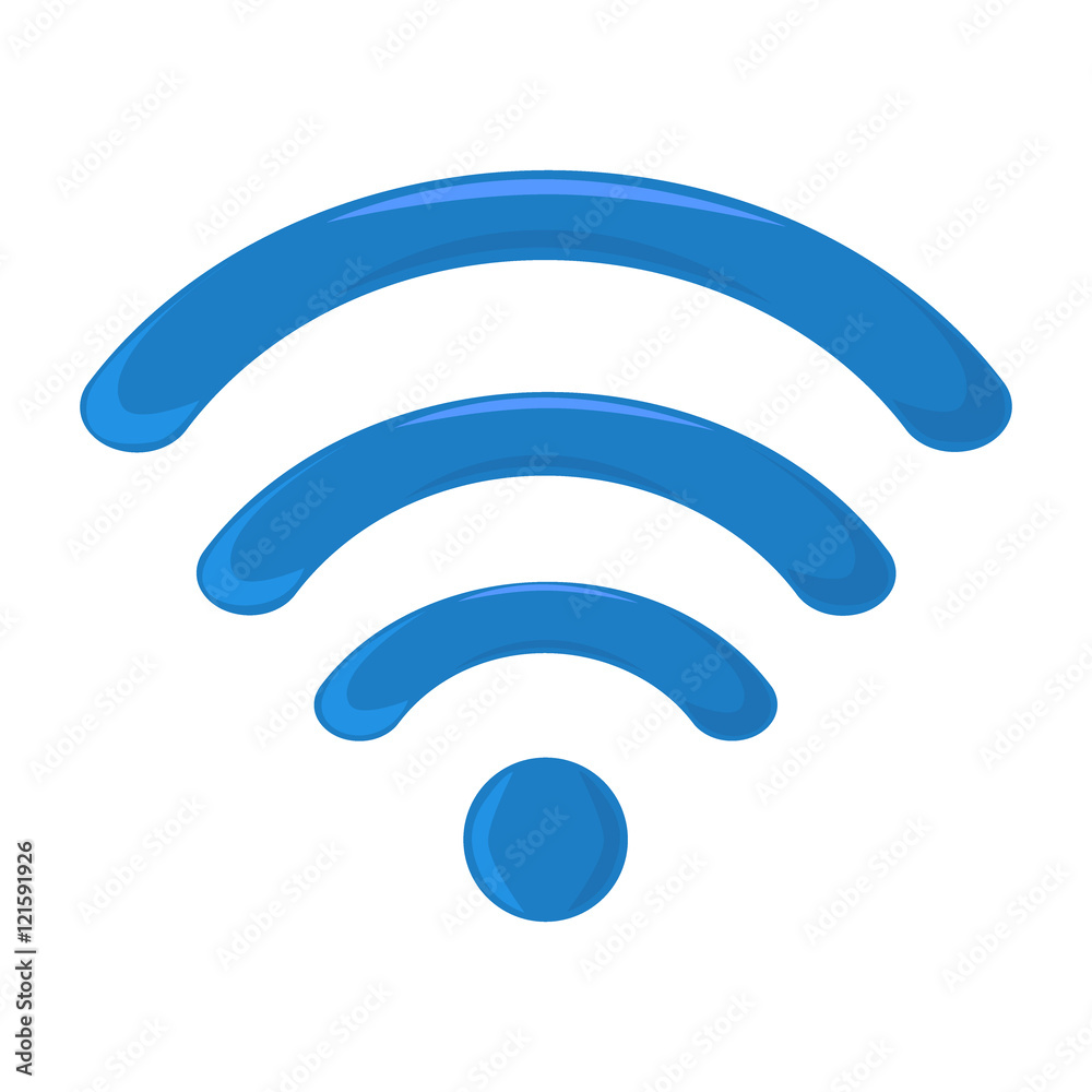 Wireless network symbol Wireless network symbol