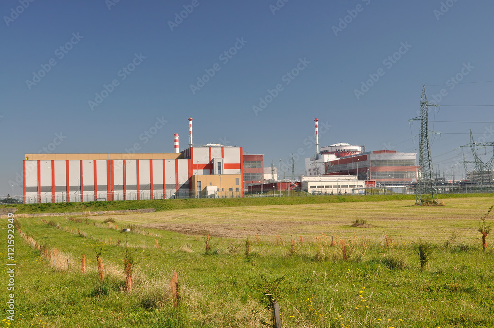 Nuclear power plant Temelin in Czech Republic Europe 
