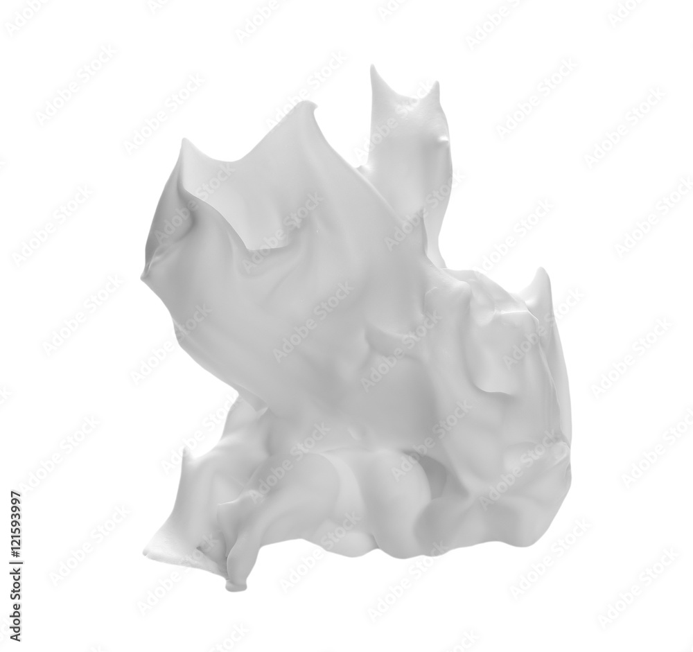 shaving cream isolated on white shaving cream isolated on white