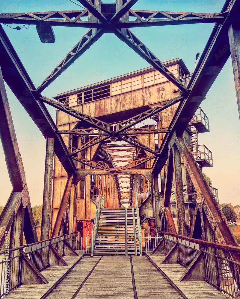 Alte Hubbrücke in Magdeburg