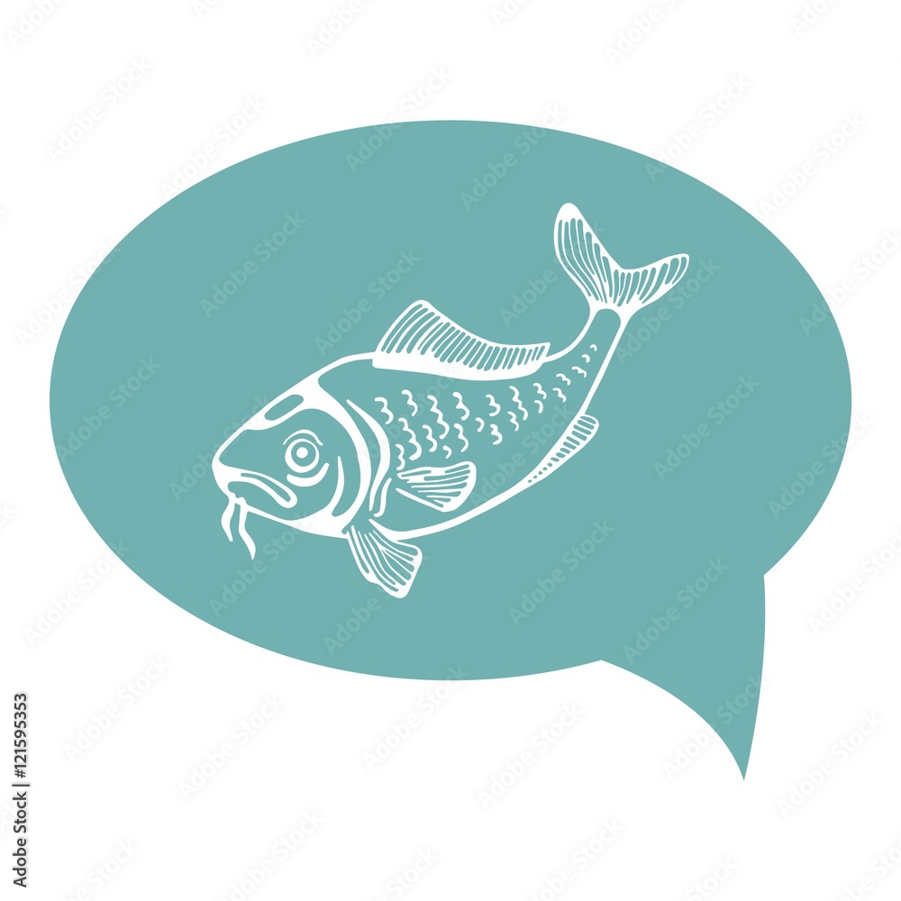 Obraz premium fish of the sea. vector