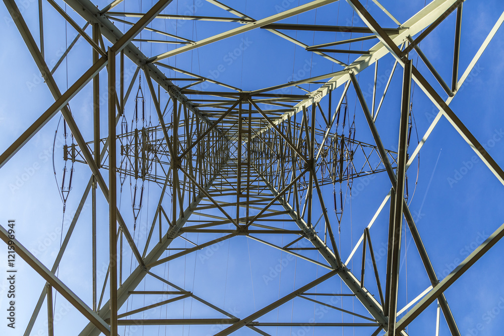 electric pylons transporting electricity through high tension ca electric pylons transporting electricity through high tension ca