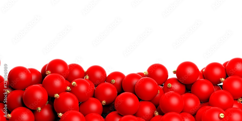 Christmas balls background. 3d illustration Christmas balls background. 3d illustration