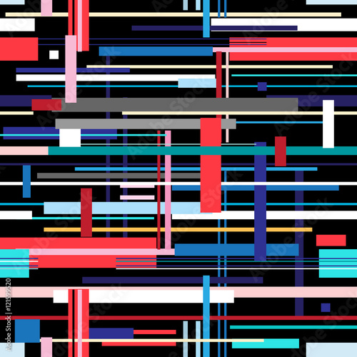 Graphic pattern of geometric stripes