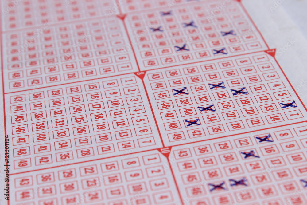 Lottoschein,Lotto,Lottozahlen StockFoto Adobe Stock