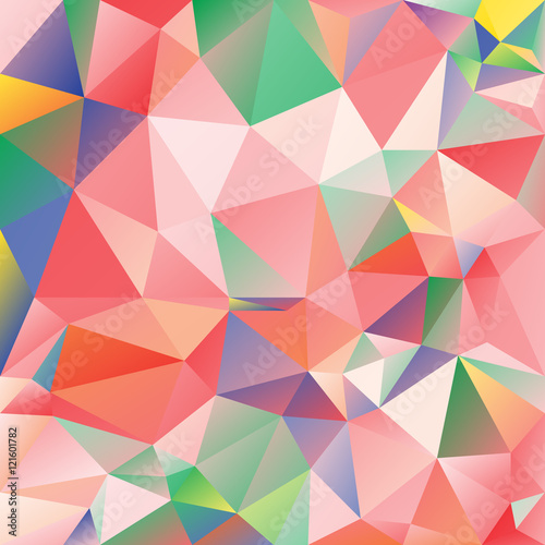 Polygonal Mosaic vector abstract background