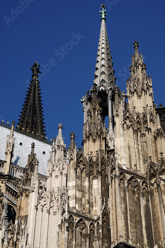 Towers and spires of St. Peter's Cathedral photo