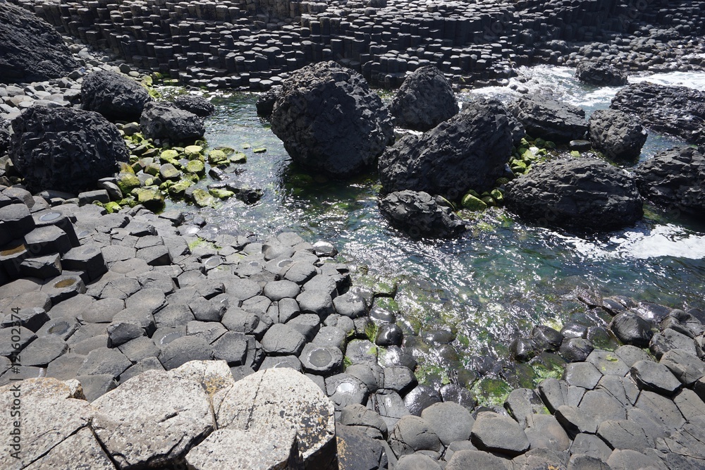 Landschaft an der Causeway Coast - Giants Causeway / Nordirland Landschaft an der Causeway Coast - Giants Causeway / Nordirland