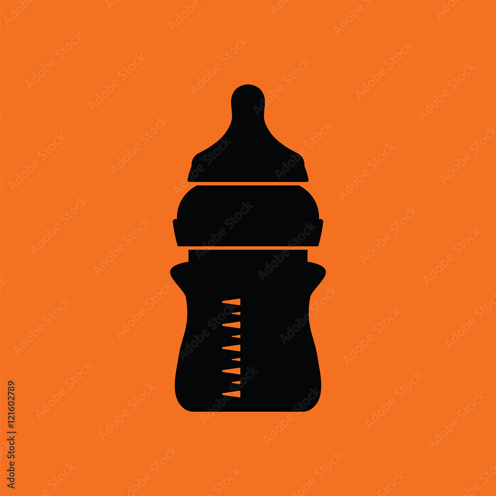 Baby bottle icon