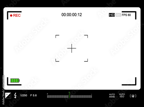Photo or video camera viewfinder