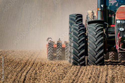 Tractor field works