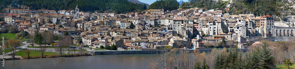 Panorama de Sisteron - Alpes-de-Haute-Provence Panorama de Sisteron - Alpes-de-Haute-Provence