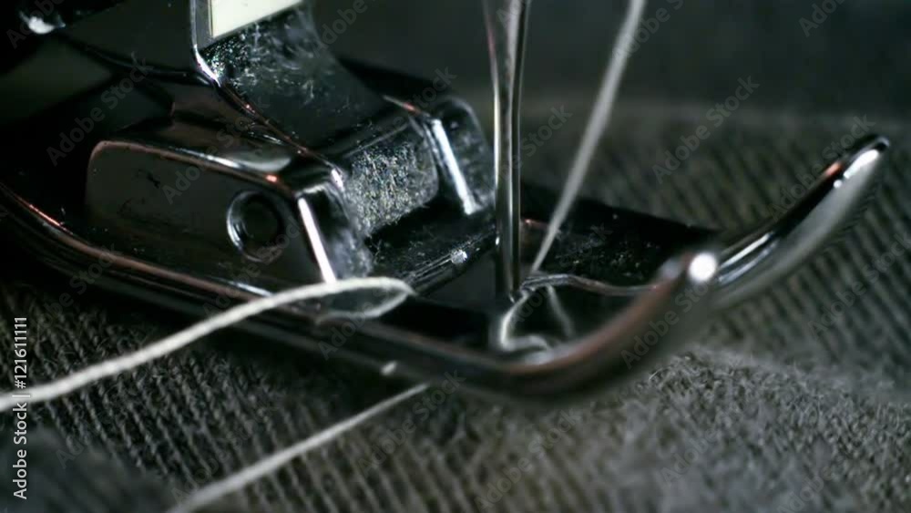 Sewing Machine Needle Super Slow Motion