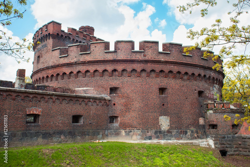 Tower of Der Wrangel. Part of the german defensive fortifications in the Konigsberg (1843-1859). After Second World War Konigsberg was called Kaliningrad and became part of Russia. © Renar