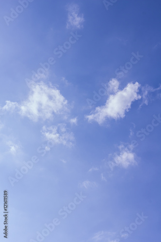 cloud in blue sky