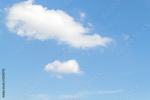 Cloud in the blue sky