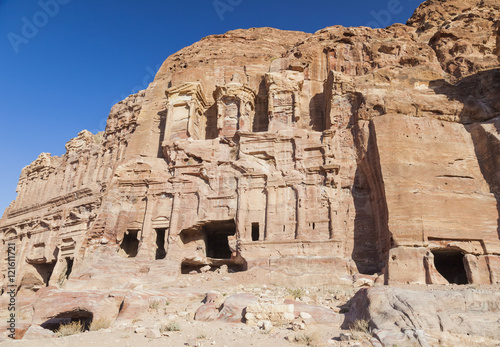 Silk Tomb. Petra. Jordan.