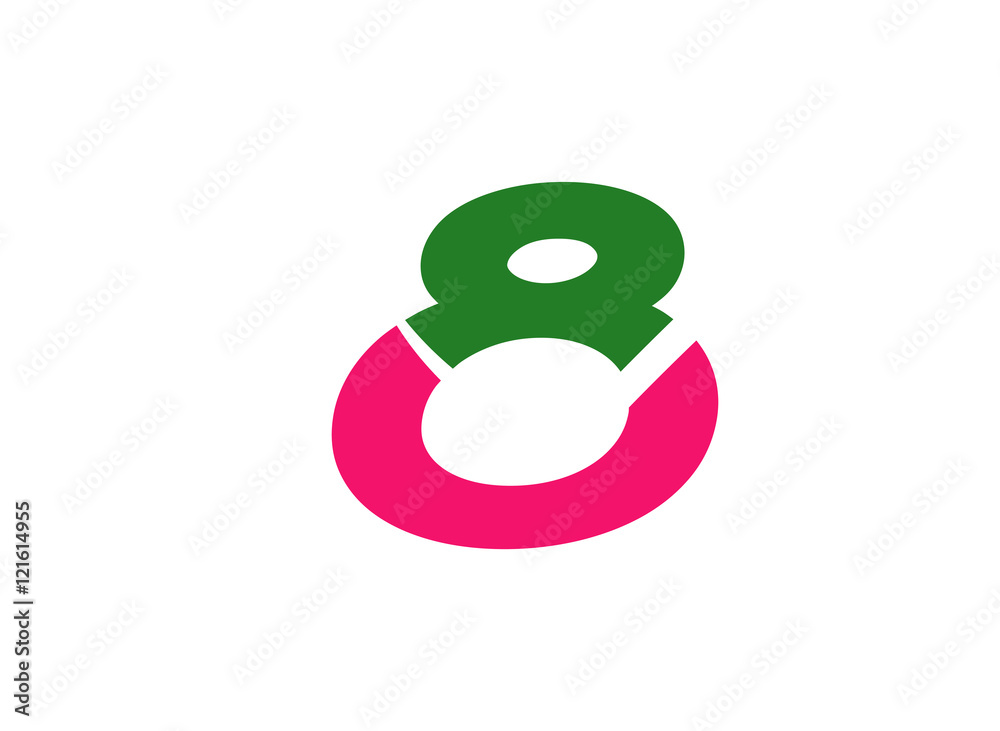 Vector sign spherical number 8
Vector sign spherical number 8