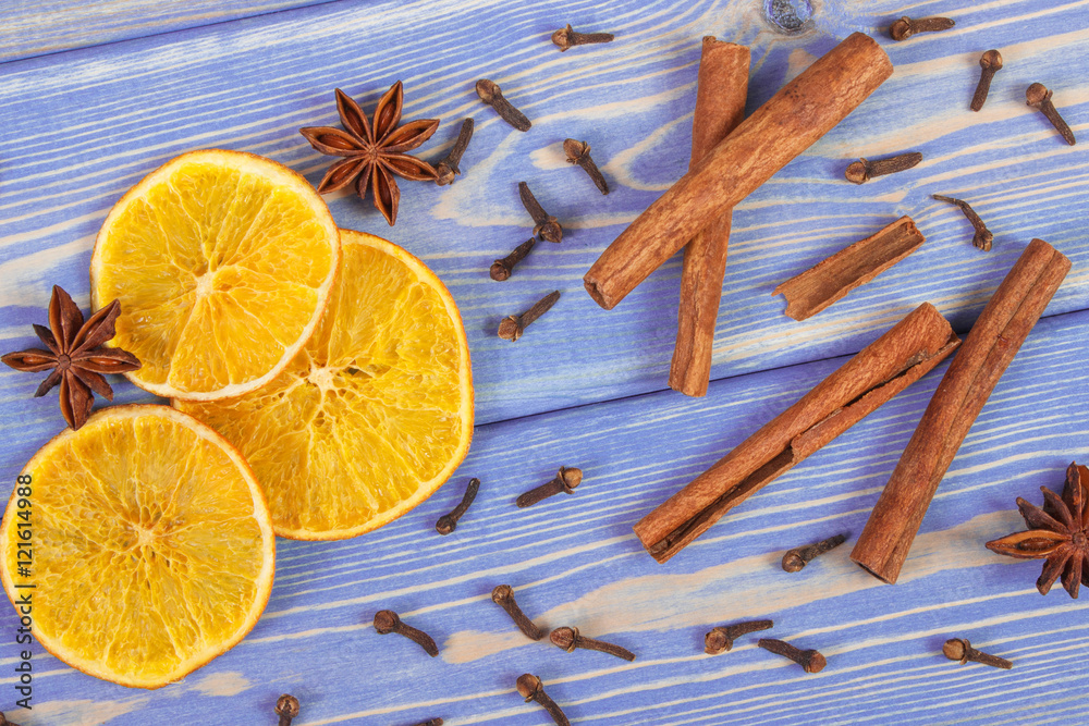 Ingredients and spices for preparing compote of dried fruits, healthy nutrition Ingredients and spices for preparing compote of dried fruits, healthy nutrition
