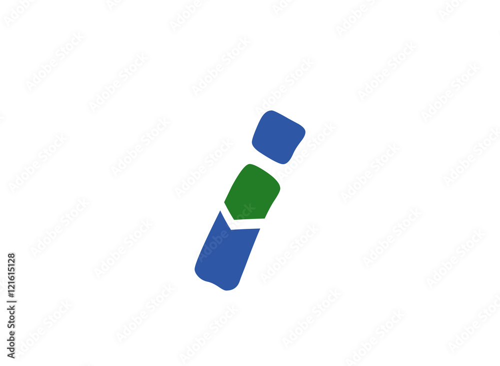 Abstract icon based on the letter i
Abstract icon based on the letter i