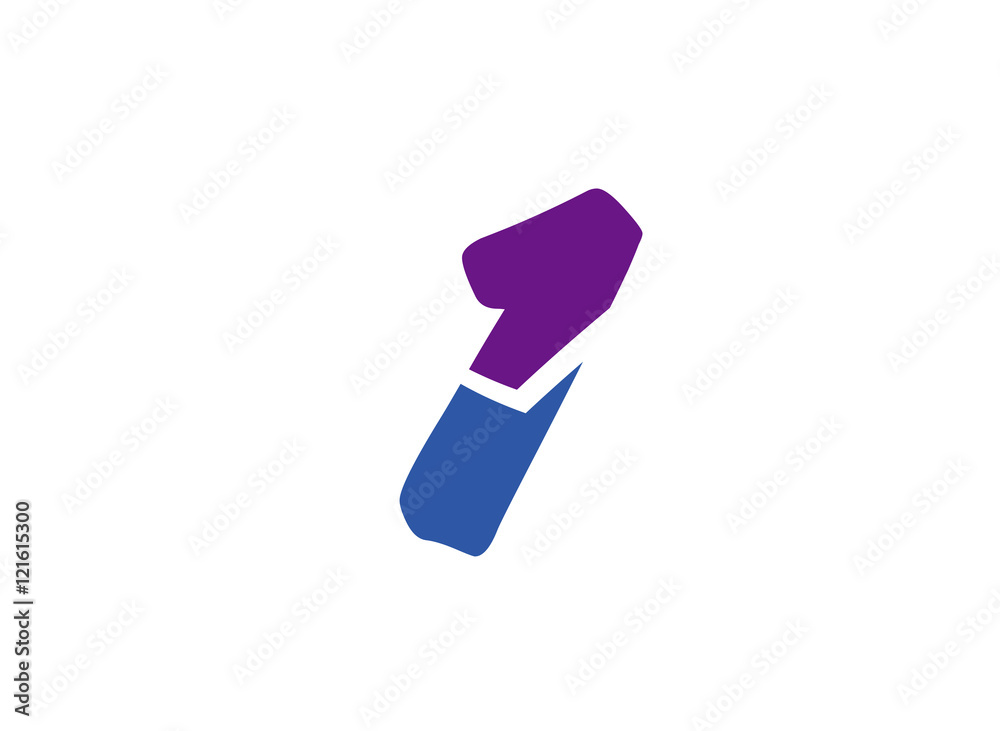 Number one 1 logo icon template
Number one 1 logo icon template